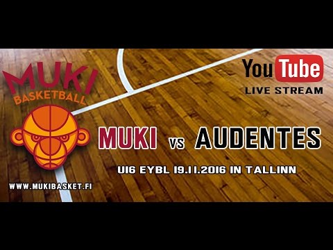 Audentes - MuKi, U16 EYBL 19.11.2016 in Tallinn