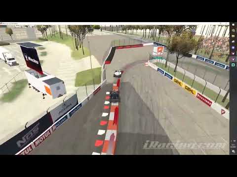 iRacing Indycar Series - Long Beach incredible last lap!