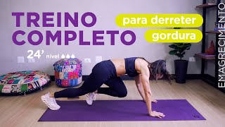 Treino Cardio COMPLETO 24 minutos 🔥 - Carol Borba