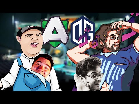 Gorgc and Bulldog watch OG vs Alliance