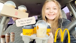 Trying McDonalds McCafe Menu | Better than Starbucks?!?!?