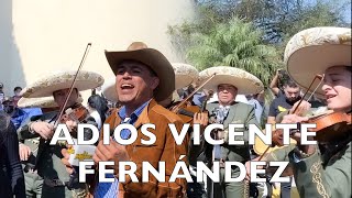 Último Adiós Vicente Fernández | Y LE LLEVE MARIACHI. Todos cantaron.