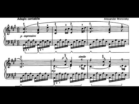 Alexander Morovsky: Adagio in A Major Sheet Music