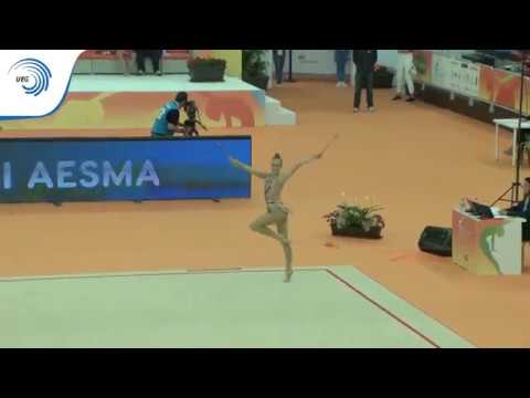 Carmen Marii AESMA (EST) - 2018 Rhythmic Europeans, all around final clubs
