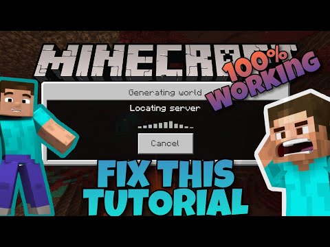 Minepush Gaming - How to fix Minecraft multiplayer glitch locating server || In Hindi || Tutorial