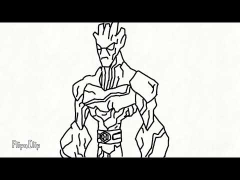 ben10 groot transformation (flipaclip ) - Bad ben 10s channel