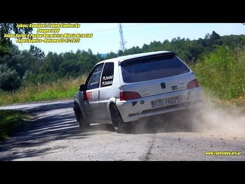 Łukasz Kamiński / Jakub Siedleczka - Peugeot 106 - Super Sprint Brzostek 03-07-2022