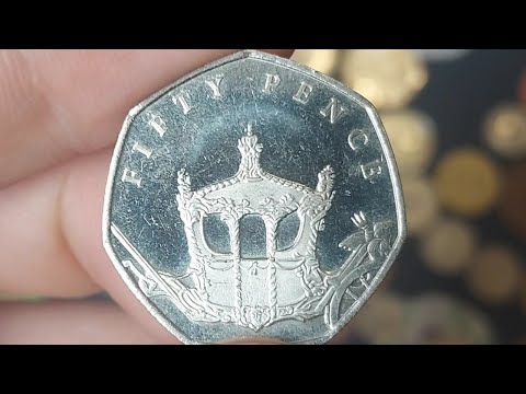 2018 The Gold State Coach 50p Coin VALUE + REVIEW Queen Elizabeth II