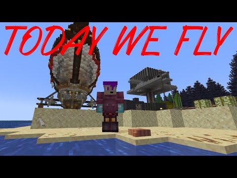 Making a Flying Ship in Minecraft Steampunk