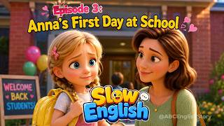 Episode 3: Anna's First Day at School | 3D English Animation | Learn English Through Story