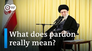 Irans Supreme Leader Khamenei pardons political pr