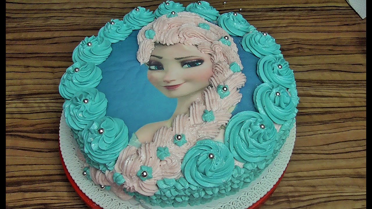 Tort Elsa z Krainy Lodu #3 / Frozen/ Kasia ze slaska gotuje