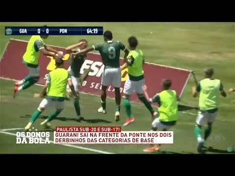 Guarani vence Dérbis no Paulista Sub-20 e Sub-17 - 09/10/2025 - Os Donos da Bola
