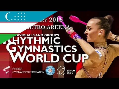 Anastasiya SERDYUKOVA Clubs Qualify Rhythmic Gymnastics World Cup 2016 Espoo