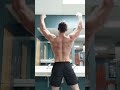Worked out shoulders & triceps morning and night - posing bodybuilding men's physique
