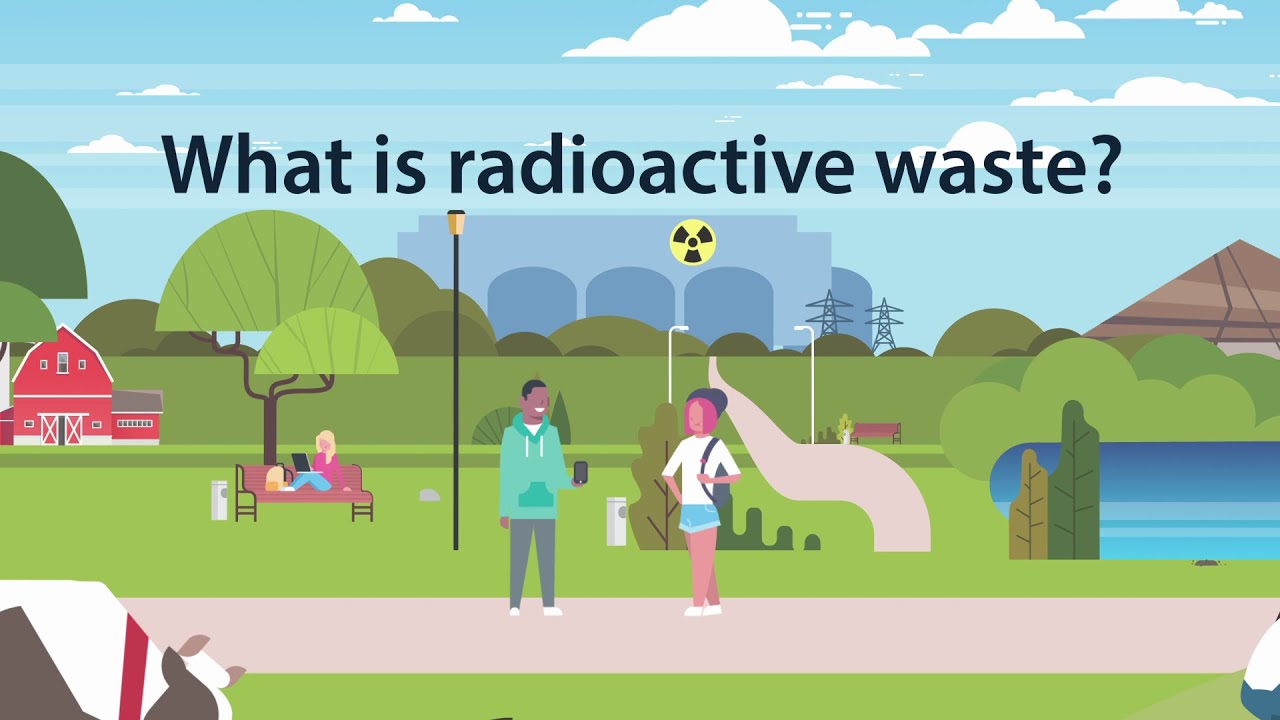 What are three sources of radioactive waste? More REF