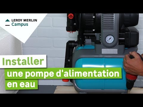 comment regler surpresseur d'eau