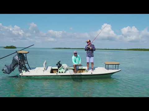 Florida Insider Fishing Report: Using the Power-Pole Pro II Series on a poling skiff