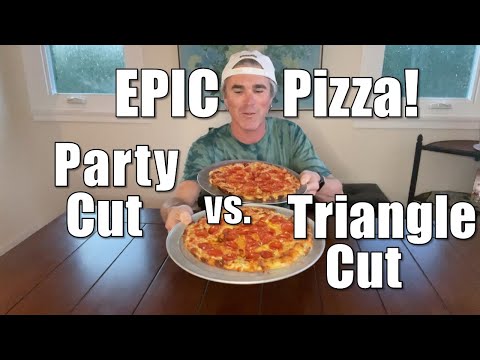 Party Cut vs. Triangle Cut - The Best Way to Cut a Pizza?