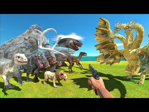 Fps Avatar Rescue Ghidorah and Fight Dinosaurs + Animals - ARBS