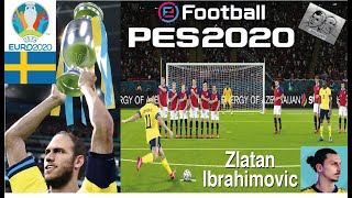 PES 2020 PS4 LIVESTREAM - Euro 2020 With Sweden + Zlatan - C&M Playthrough