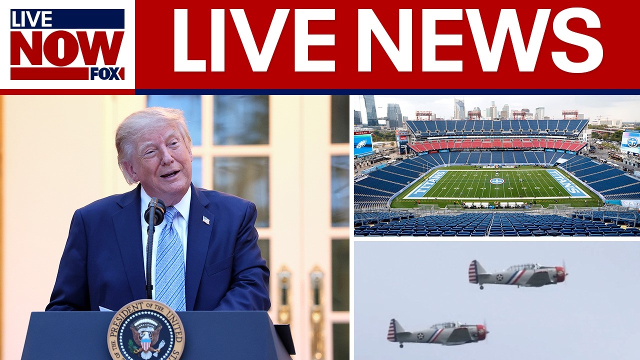 LIVE NEWS: Trump to welcome Chinese president, NAS Oceana Air Show, Football Sunday Now