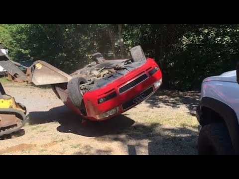 Dad Destroys Daughter's Audi - Crazy Shit!