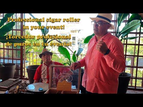 Expert cigar roller in your event // Experto torcedor de puros en tu evento