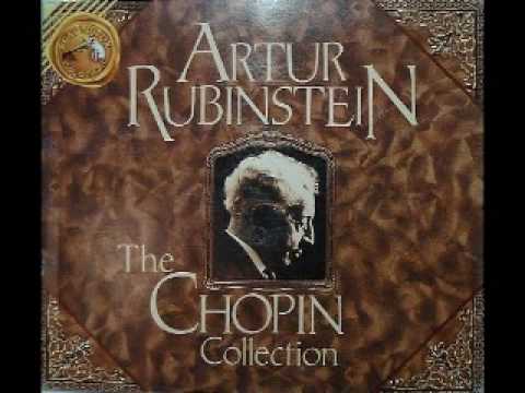 Arthur Rubinstein - Chopin Nocturne Op. 62, No. 1 in B