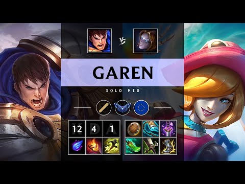 Garen Mid vs Orianna - EUW Diamond Patch 25.11