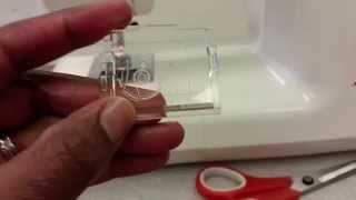 How to Insert Bobbin in Janome Memory Craft 3000 Series Sewing Machine