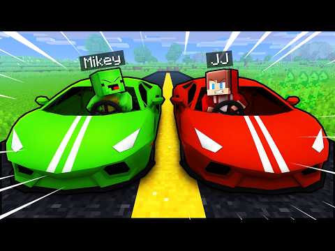 Mikey & JJ made the BIGGEST CAR TRIP in Minecraft! (Maizen)