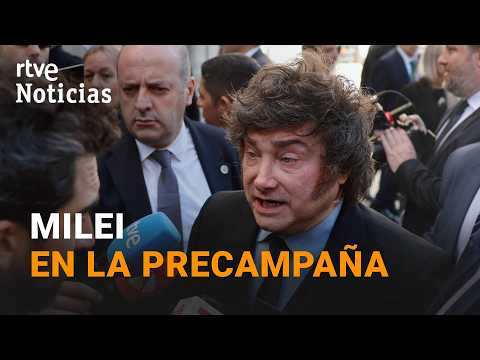 El presidente argentino, Milei, visita Madrid, insulta a Sánchez y es abucheado en una universidad