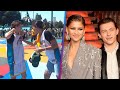 Zendaya's a Supportive Girlfriend to Tom Holland During Basketball Game