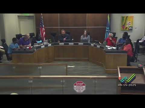 City of Waterloo City Council Meeting Regular Session - Monday, September 15, 2025