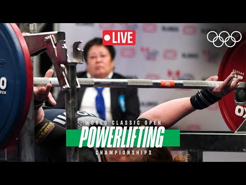 🔴 LIVE Powerlifting World Classic Open Championships | Women's 52kg