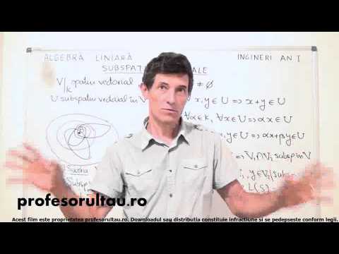 18   Subspatii vectoriale   partea 1 - profesorultau.ro