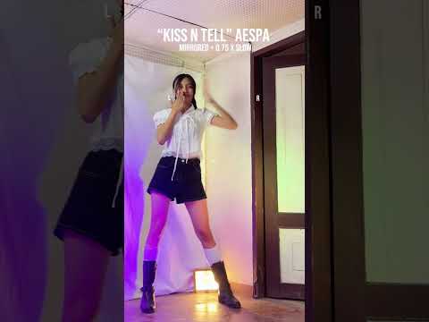 [TUTORIAL] KISS N TELL @aespa |dance mirrored & slowed #shorts #dancetutorial
