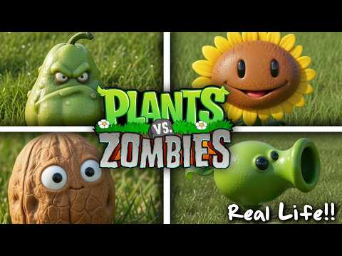 Plants Vs Zombies In Real Life !! (PVZ Animation)