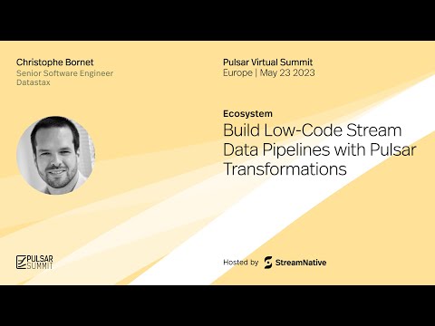 Build Low-code Stream Data Pipelines with Pulsar Transformations