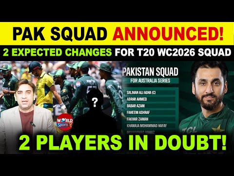 2 changes in Pakistan T20 squad for Australia home series 2026 | PAK squad for T20 World Cup 2026