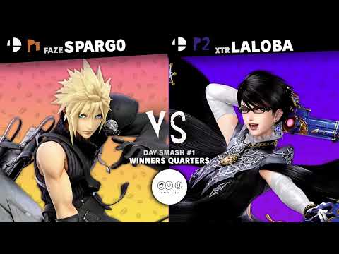 [WQ] XTR|Laloba (Bayonetta)  vs FaZe|Sparg0 (Cloud)  Day Smash #1