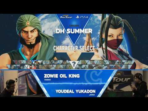 SFV: Zowie Oil King vs YouDeal Yukadon - Dreamhack Summer 2017 Grand Finals - CPT 2017