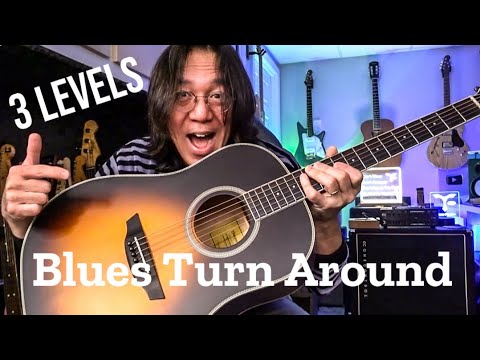 Finger Picking Blues Turnarounds 3 Levels