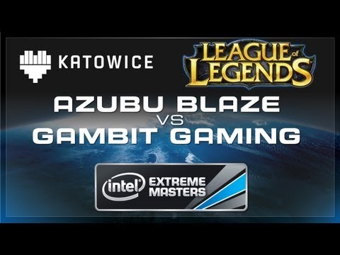 Azubu Blaze vs Gambit Gaming - Group A - IEM Katowice League of Legends