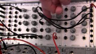 Video thumbnail for Doepfer A137-2 VC Wave Multiplier II Audio Processing/Scope Views Pt. 2B by Raul's World of Synths