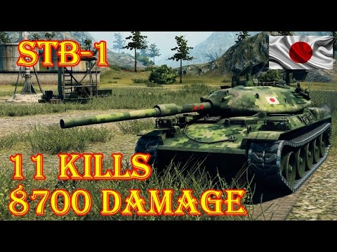 STB-1  11 kills 8.7k Damage Lakeville  World of Tanks