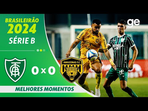Gols e lances de América-MG x Amazonas