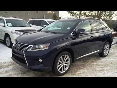 New Blue 2015 Lexus RX 350 AWD 4dr Sportdesign Edition Review - Lexus of Edmonton New
