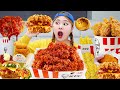 ASMR MUKBANG KFC 양념치킨 햄버거 먹방🍔 치즈스틱 치킨텐더 Crispy Fried Chicken Cheese Burger Eating S